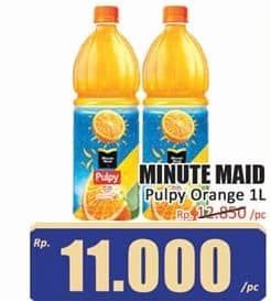 Promo Harga MINUTE MAID Juice Pulpy Orange 1000 ml - Hari Hari
