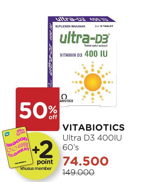 Vitabiotics Ultra Vitamin D3 400IU