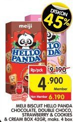 Meiji Hello Panda Biscuit