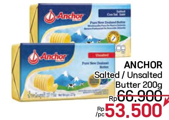 Anchor Butter Salted, Unsalted 227 gr