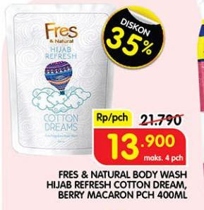 Fres & Natural Hijab Refresh Body Wash