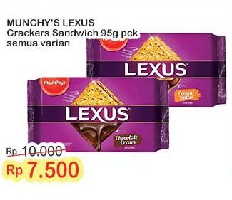 Munchy's Lexus Sandwich Calsium Cracker