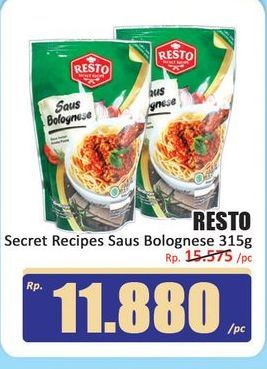 Resto Secret Recipes Sauce