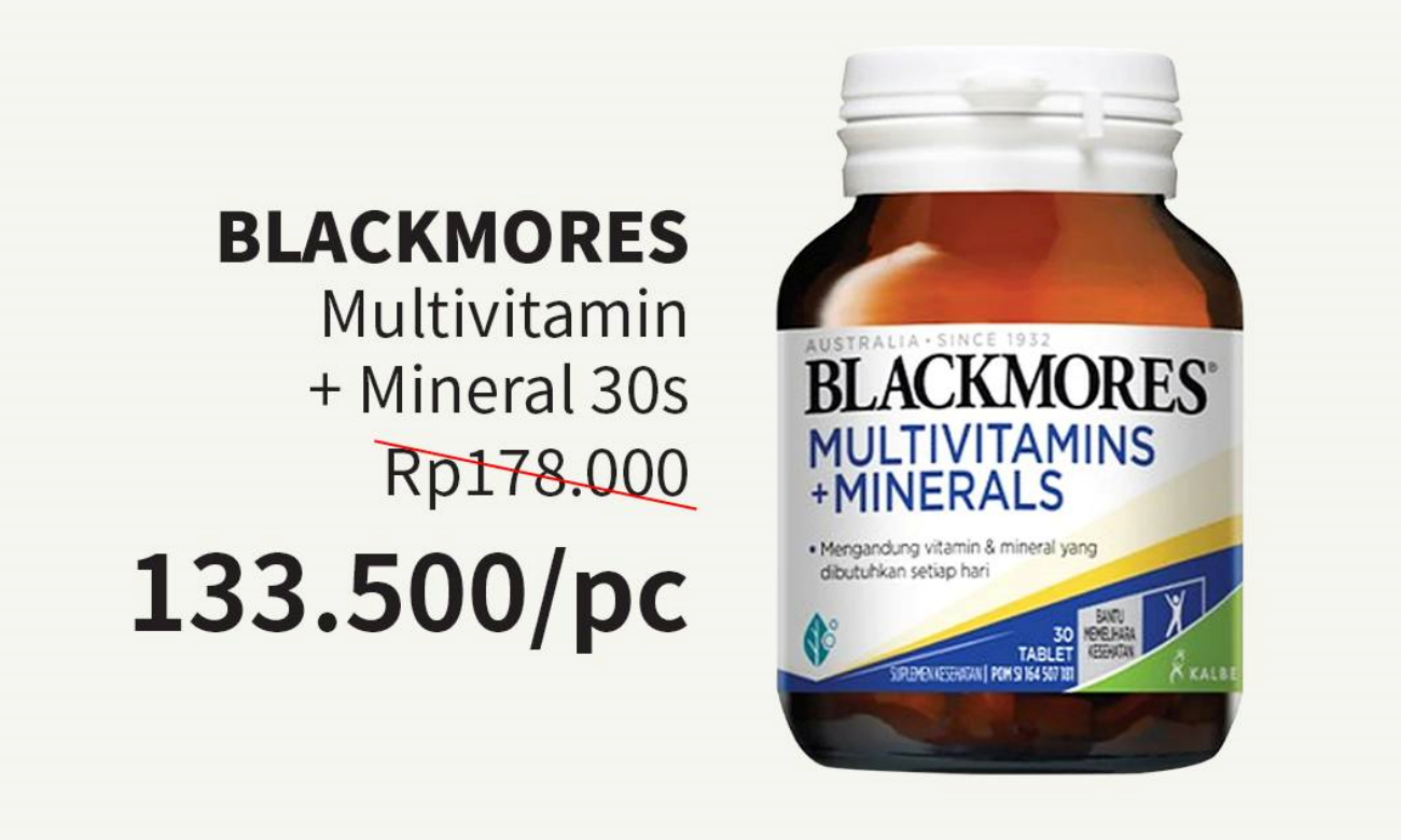 Blackmores Multivitamins + Minerals