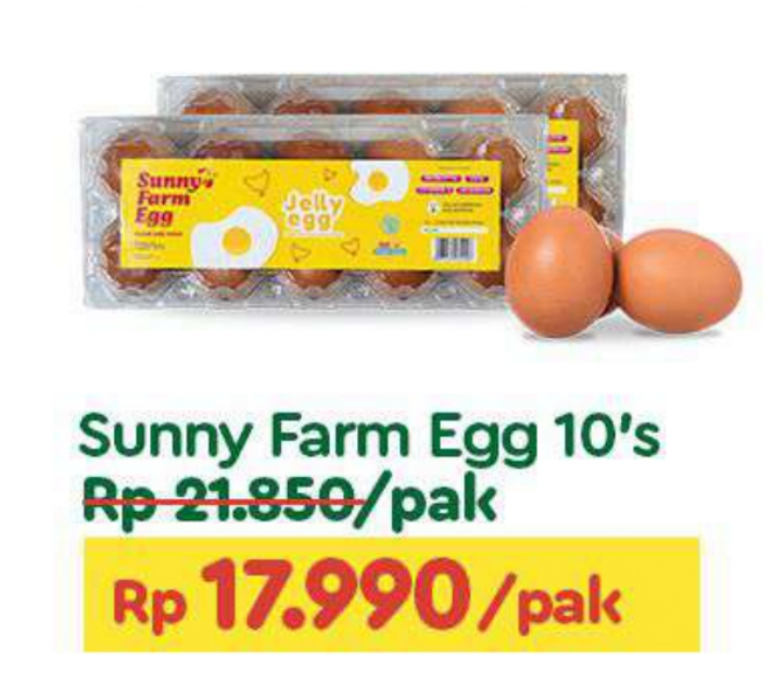 Sunny Farm Egg Telur Ayam Rendah Kolesterol
