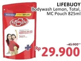 Lifebuoy Body Wash Lemon Fresh, Total 10, Mild Care 850 ml
