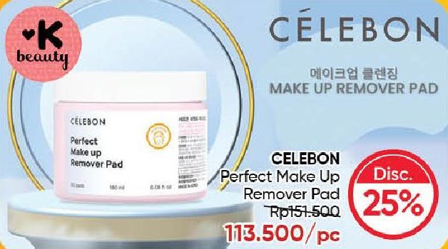 Celebon Perfect Make Up Remover Pad