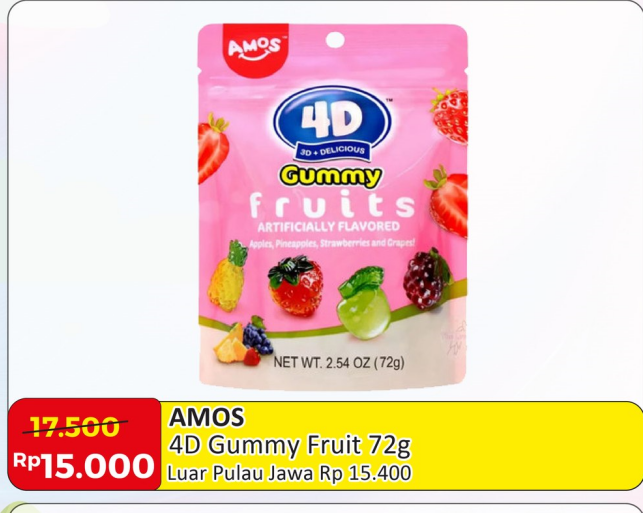 Amos 4D 3D+Delicious Candy Gummy