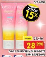 Ginza Invisible SunnyDays UV Shield SPF 45 PA