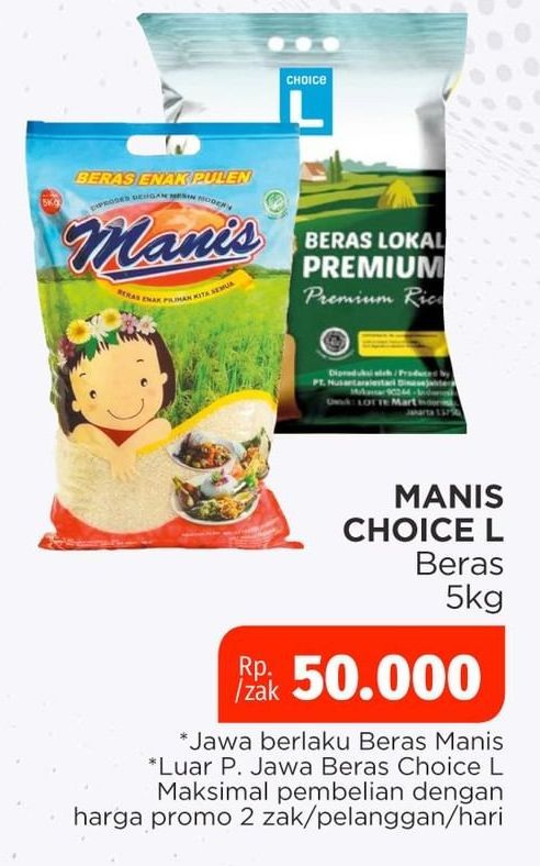 Choice L Beras Lokal Premium
