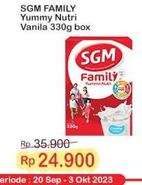 SGM Family Yummi Nutri Creamy Vanilla 330 gr