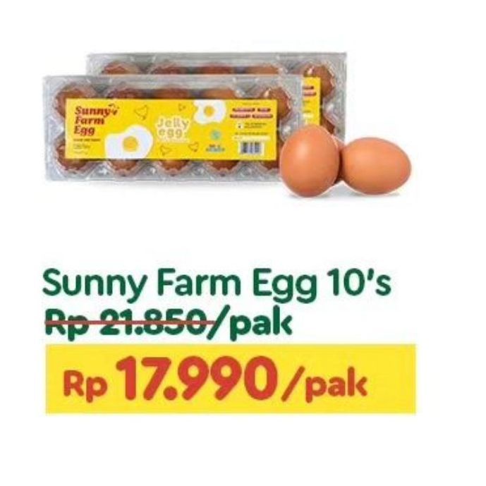 Sunny Farm Egg Telur Ayam Rendah Kolesterol