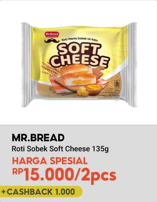 Mr Bread Roti Manis Sobek