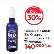 Corine De Farme Bio Organic Eau I Water Rose