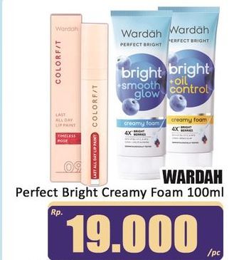 Wardah Perfect Bright Creamy Foam Brightening Smoothing