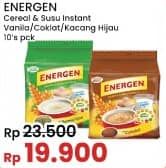 Promo Harga Energen Cereal Instant Vanilla, Chocolate, Kacang Hijau per 10 sachet 30 gr - Indomaret