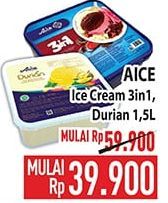 Aice Ice Cream Box 3in1, Durian 1500 ml