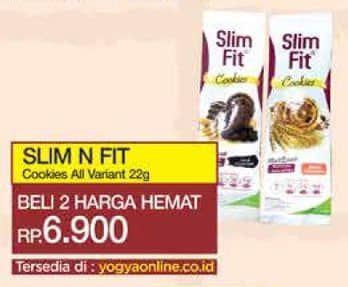 Promo Harga Slim & Fit Cookies All Variants 22 gr - Yogya