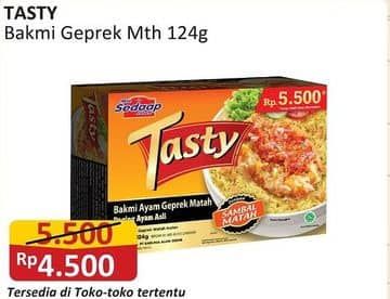 Promo Harga Sedaap Tasty Bakmi Ayam Geprek Matah 124 gr - Alfamart