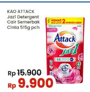Attack Jaz1 DeterGel Semerbak Cinta 750 ml