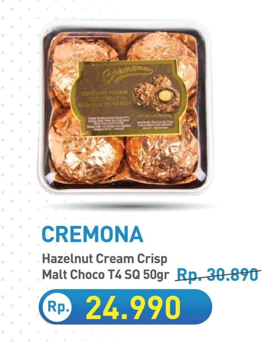 Cremona Hazelnut Cream Crisp Malt Chocolate Wafer