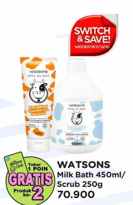 Watsons Milk Salt Scrub