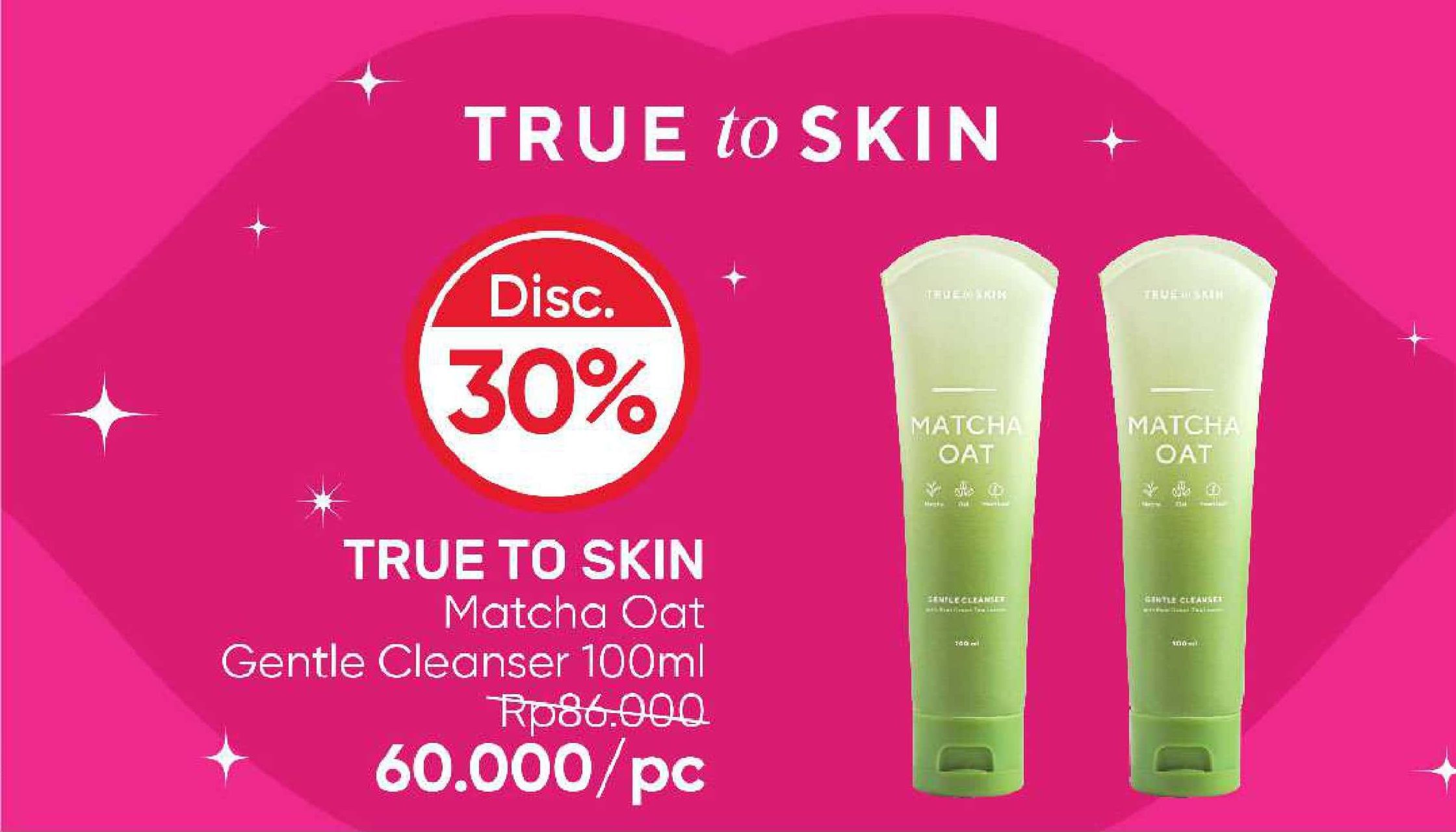 True To Skin Matcha Oat Gentle Cleanser