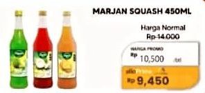 Marjan Syrup Squash  450 ml