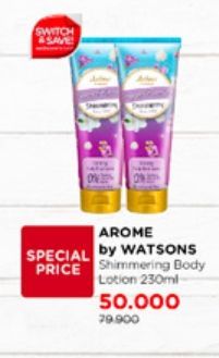 Watsons Arome Shimmering Body Lotion