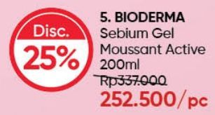 Bioderma Sebium Gel Moussant Cleansing Foam Gel