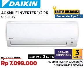 Daikin STKC15TV AC Split 1/2PK  