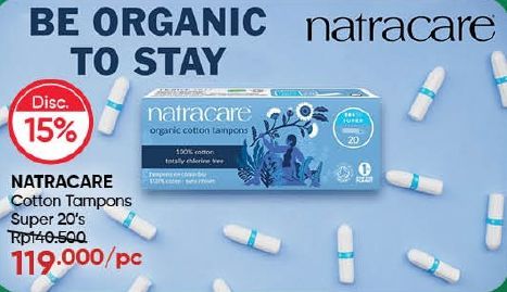 Natracare Cotton Tampons