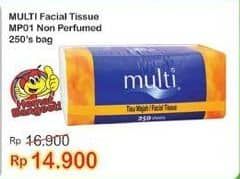 Promo Harga MULTI Facial Tissue 250 sheet - Indomaret