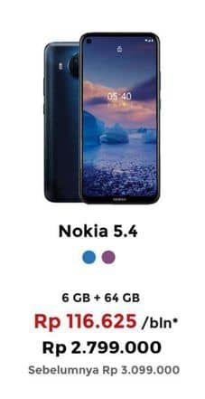 Promo Harga NOKIA Nokia 5.4 1 pcs - Erafone