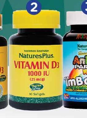 Natures Plus Vitamin D3 1000IU