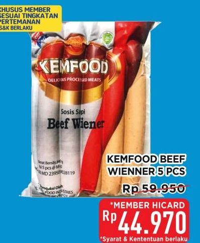 Kemfood Beef Wiener