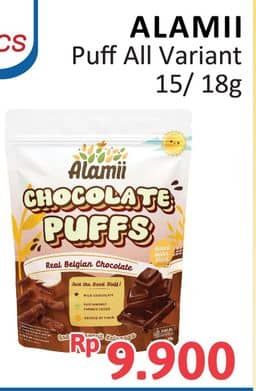 Promo Harga Alami Snack Chocolate Puffs All Variants 18 gr - Alfamidi