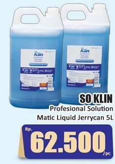 So Klin Detergent Matic Liquid Profesional Solution