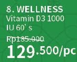 Wellness Vitamin D3 1000IU