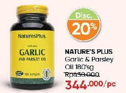 Natures Plus Garlic and Parsley Oil