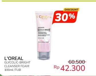 Loreal Glycolic-Bright Cleanser Foam