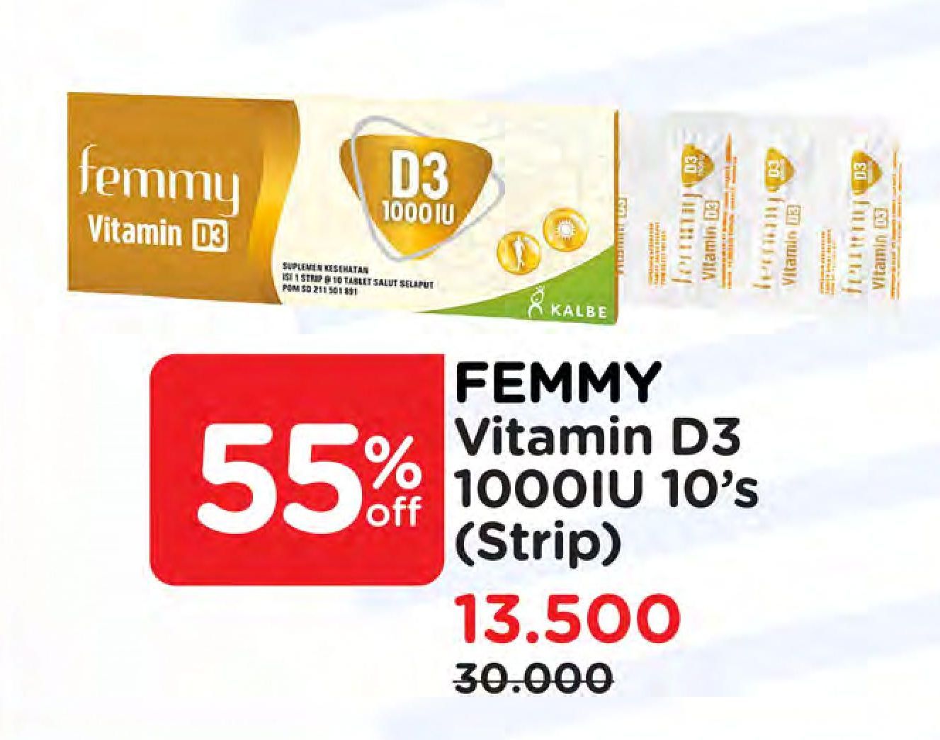 Femmy Vitamin D3 1000IU