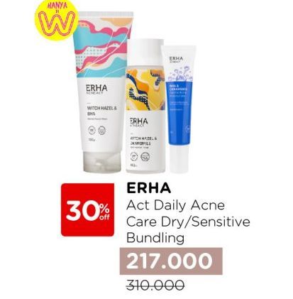 Erha Act Daily Acne Care Dry Bundling