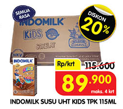 Indomilk Susu UHT Kids All Variants 115 ml