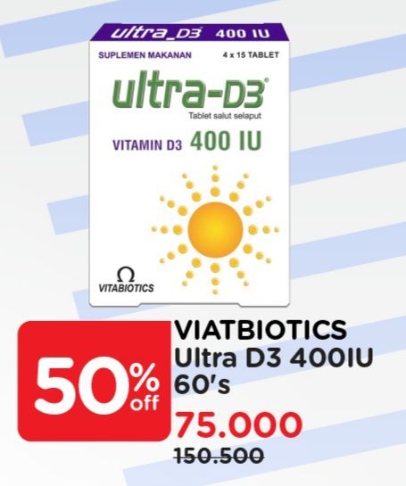 Viatbiotics Ultra D3 400IU