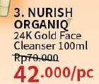 Nurish Organiq 24K Gold Foamy Cleanser