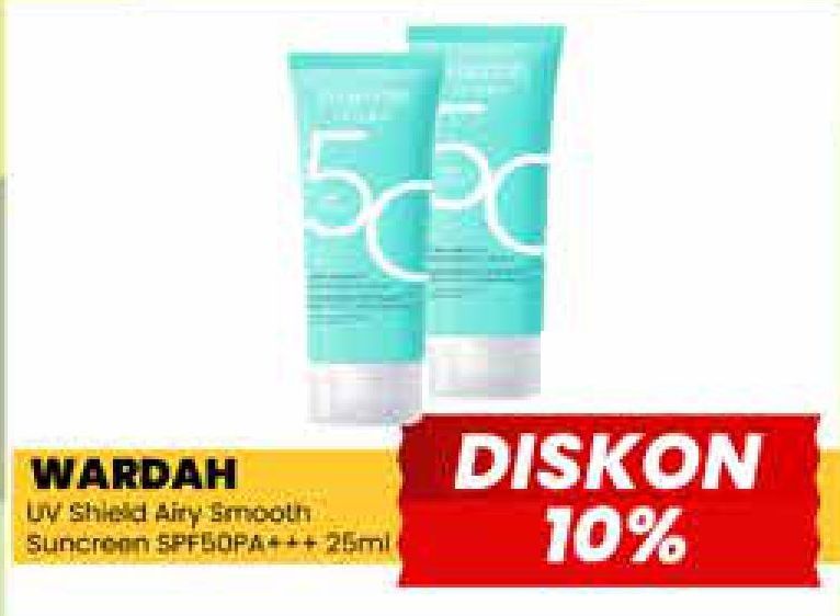 Wardah UV Shield Airy Smooth Sunscreen Serum SPF 50 PA 25 ml