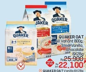 Promo Harga Quaker Oatmeal  - LotteMart