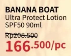 Banana Boat Ultra Protect Sunscreen Lotion SPF50  90 ml