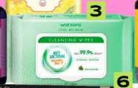 Watsons Antibacterial Cleansing Wipes